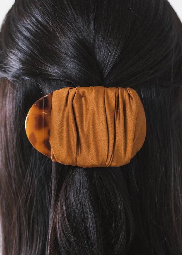 Jennifer Behr Tasha Jaw Clip Mocha