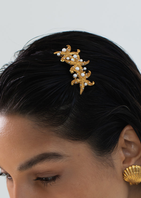 Jennifer Behr Thalassa Barrette Gold