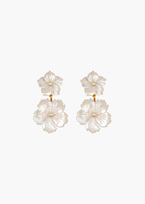 jennifer behr Tibby Earrings Mother of Pearl