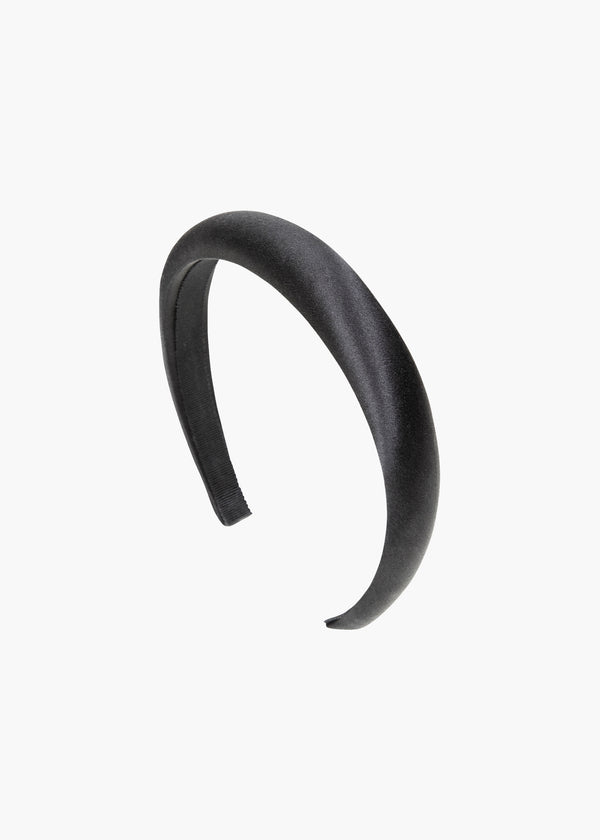 jennifer behr Tori Headband in Satin Black