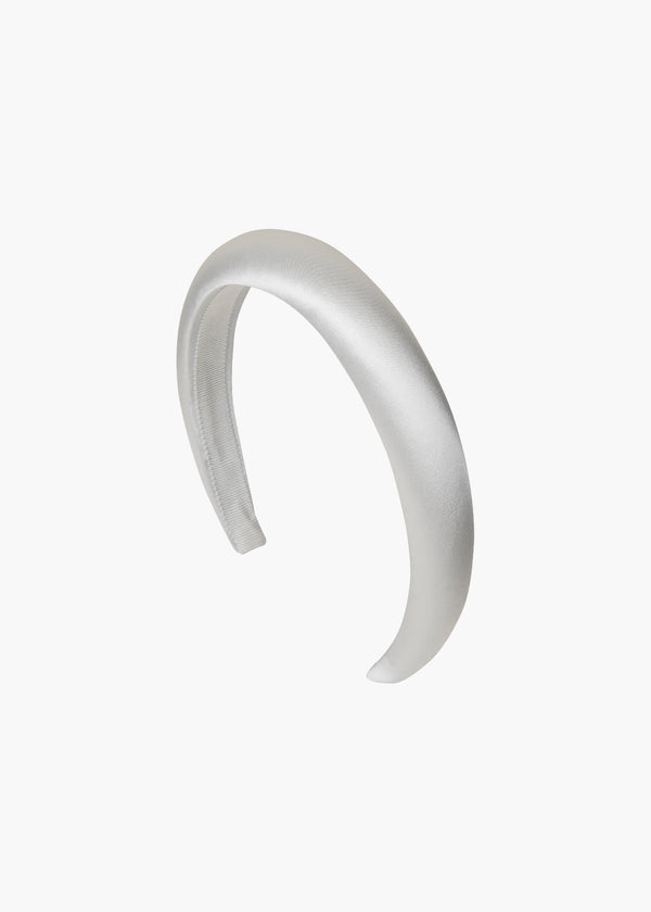 jennifer behr Tori Headband in Satin Cream