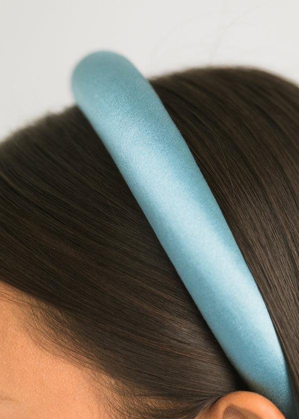Jennifer Behr Tori Headband In Satin Storm