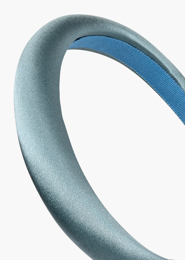 Jennifer Behr Tori Headband In Satin Storm