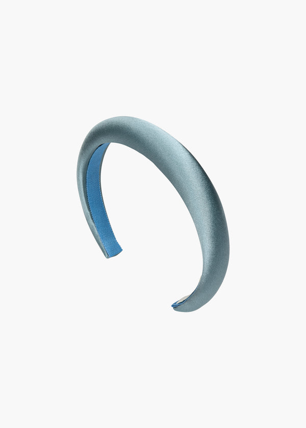 jennifer behr Tori Headband in Satin Storm