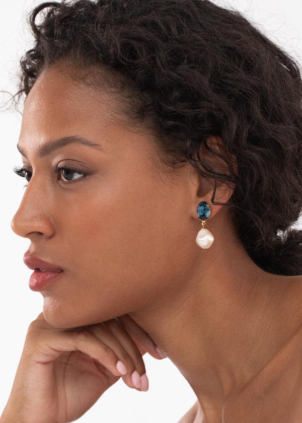 Jennifer Behr Tunis Earrings Sapphire