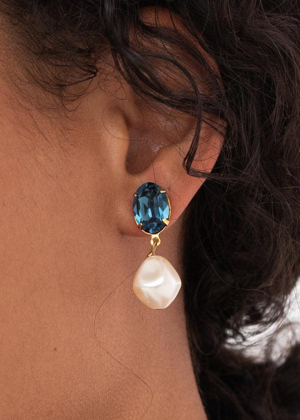 Jennifer Behr Tunis Earrings Sapphire