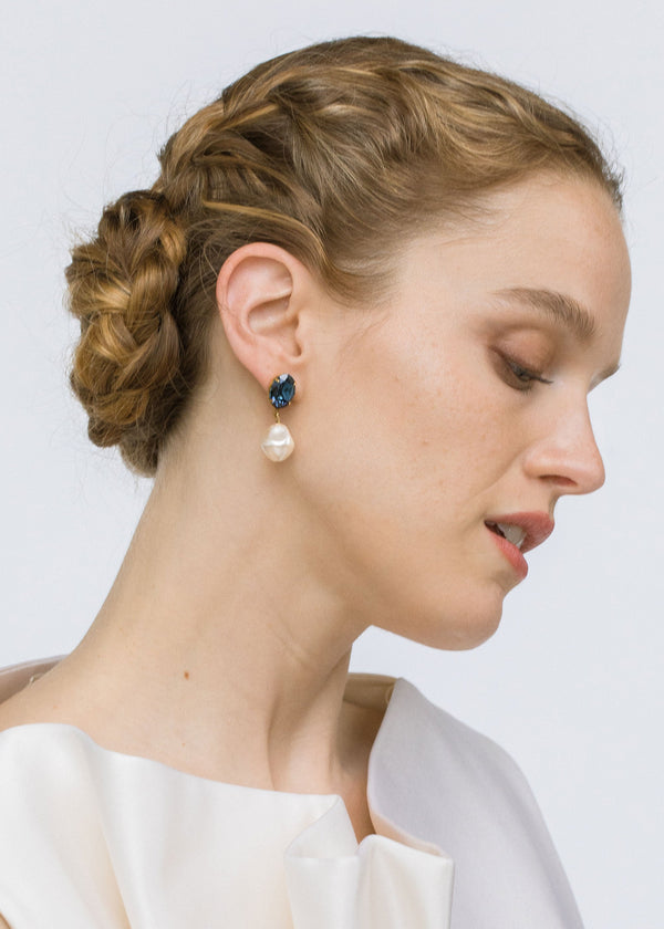 Jennifer Behr Tunis Earrings Sapphire