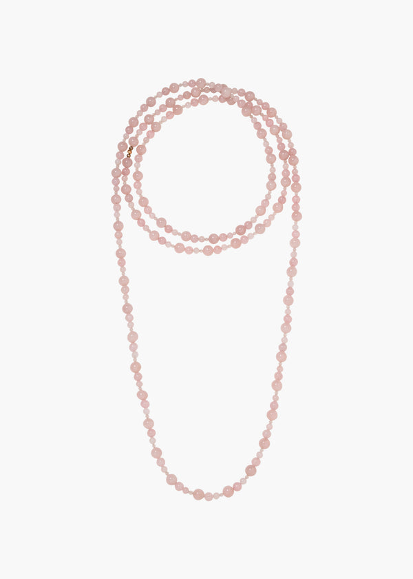 jennifer behr Veda Necklace Rose Quartz