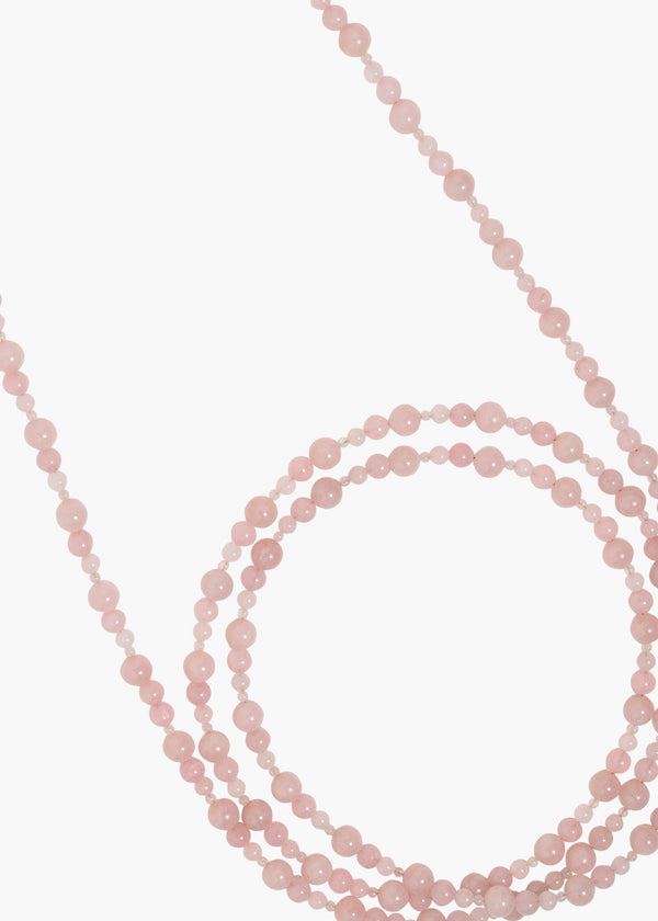 Jennifer Behr Veda Necklace Rose Quartz