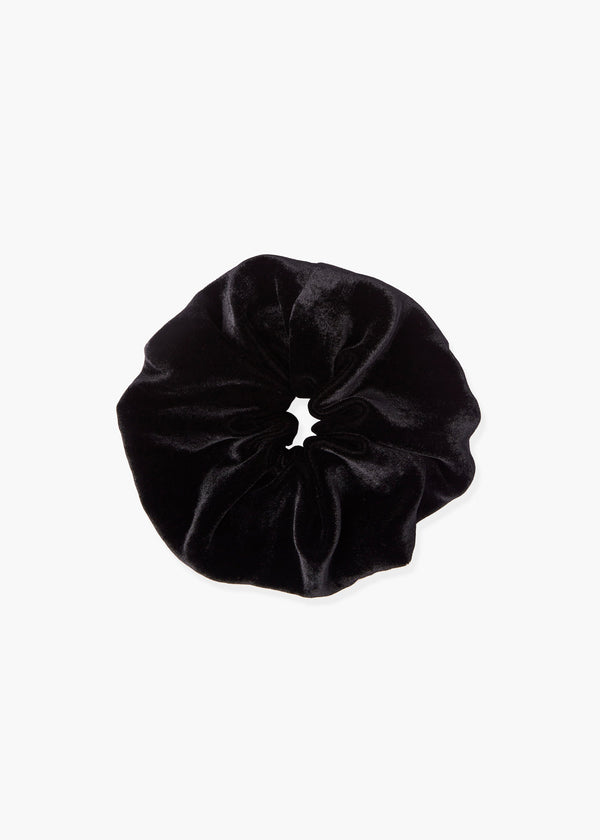 jennifer behr Velvet Scrunchie Black