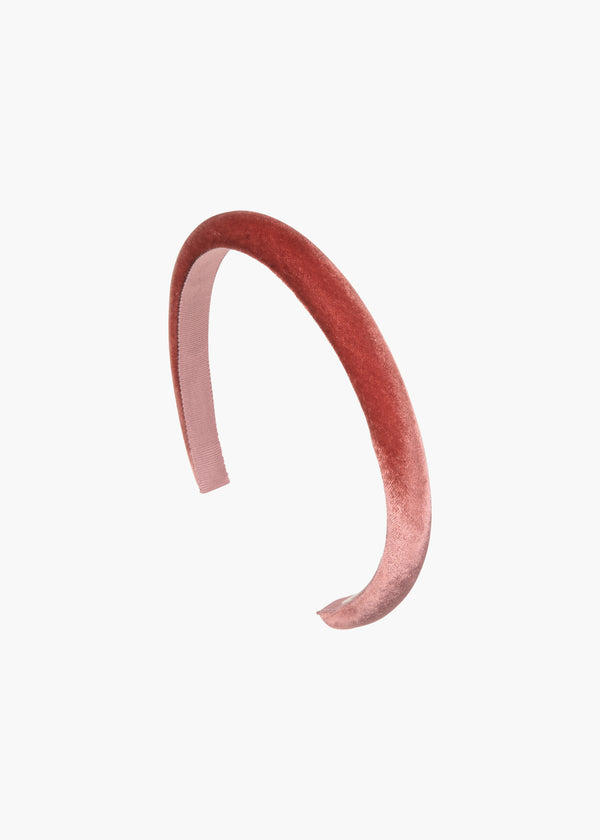 jennifer behr Velvet Tiana Headband Antique Rose
