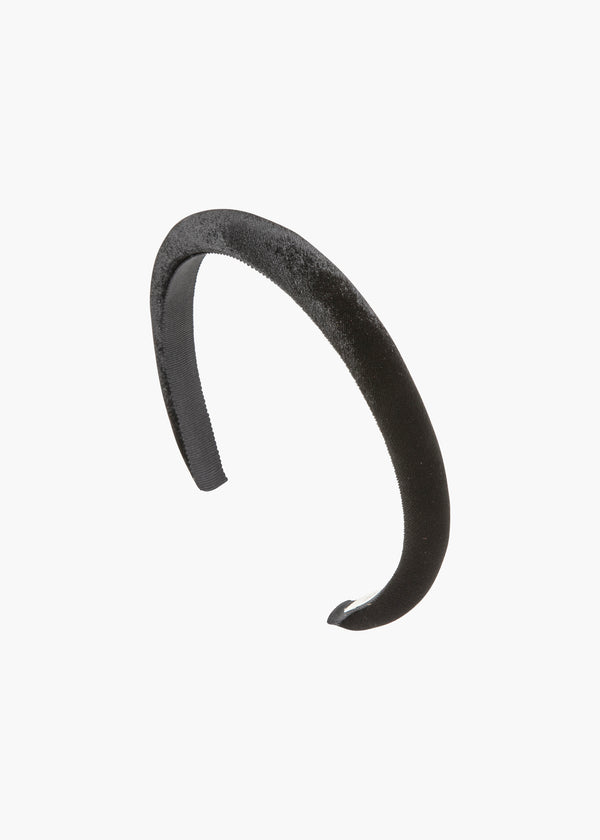 jennifer behr Velvet Tiana Headband Black