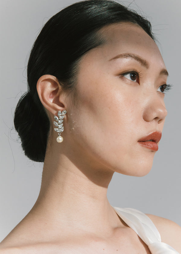 Jennifer Behr Verla Earrings Crystal