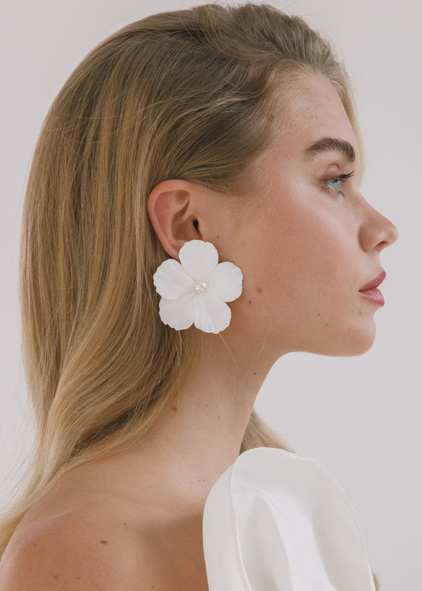 Jennifer Behr Verone Earrings Cream