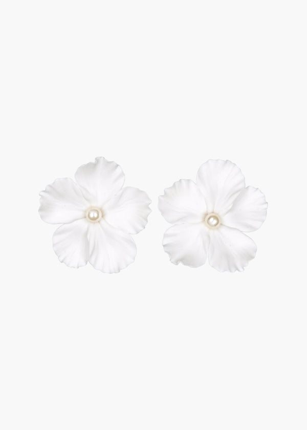 jennifer behr Verone Earrings Cream