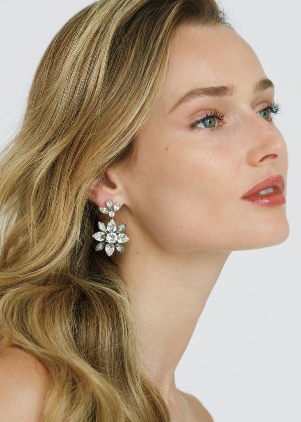 Jennifer Behr Vienna Earrings Crystal