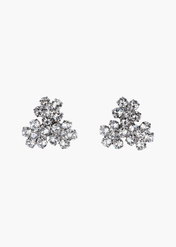 jennifer behr Violet Stud Earrings Crystal