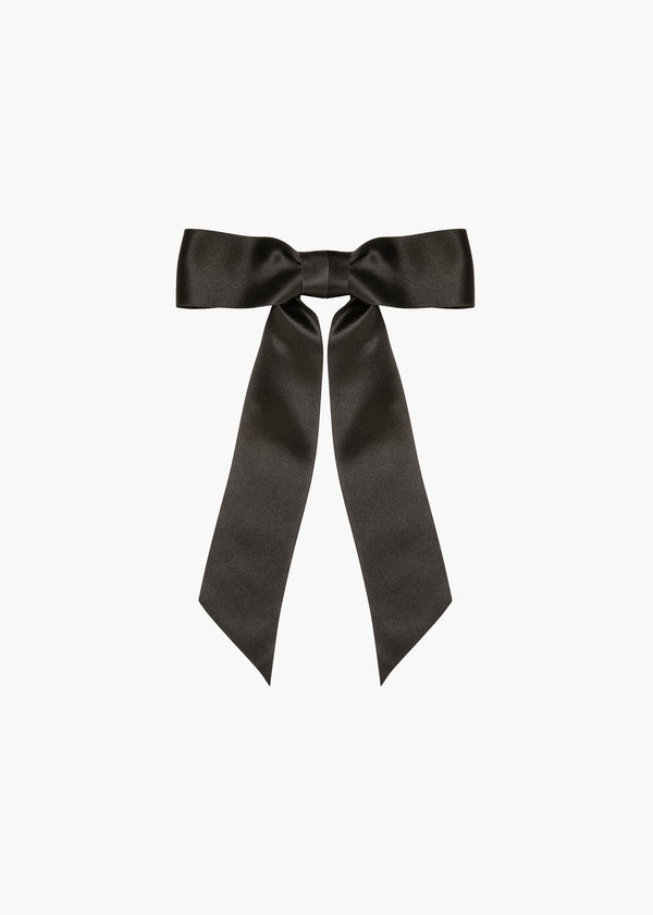 jennifer behr Virginia Bow Barrette Black