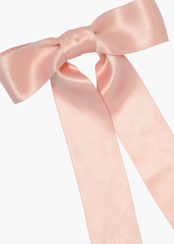 Jennifer Behr Virginia Bow Barrette Blush