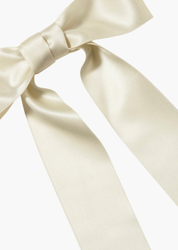 Jennifer Behr Virginia Bow Barrette Cream