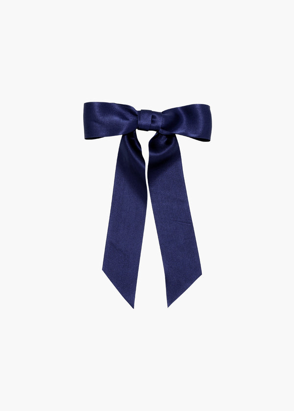 jennifer behr Virginia Bow Barrette Navy