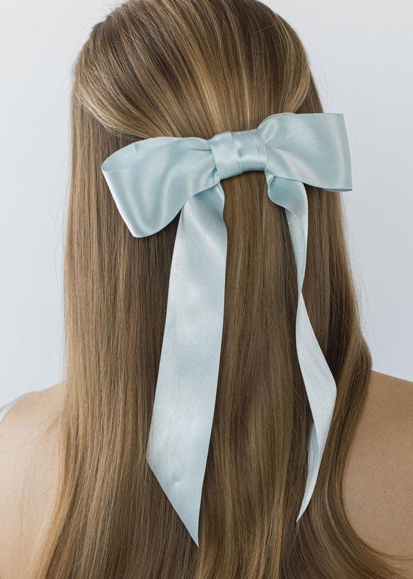 Jennifer Behr Virginia Bow Barrette Powder