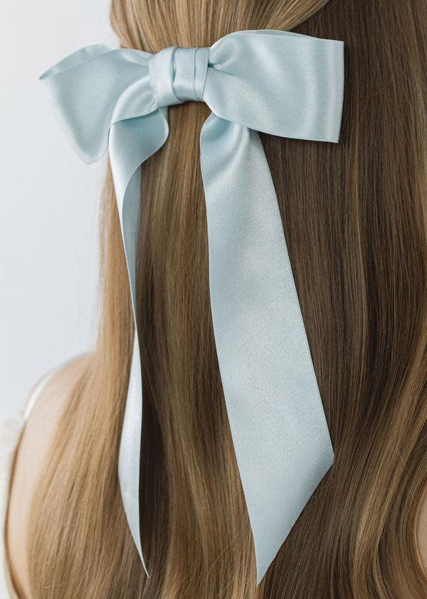 Jennifer Behr Virginia Bow Barrette Powder