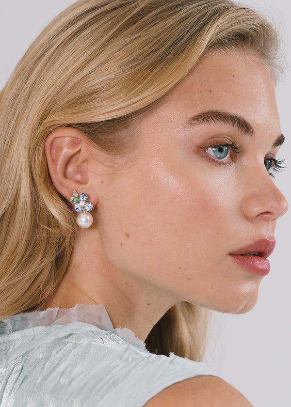 Jennifer Behr Vivi Earrings Bluebell