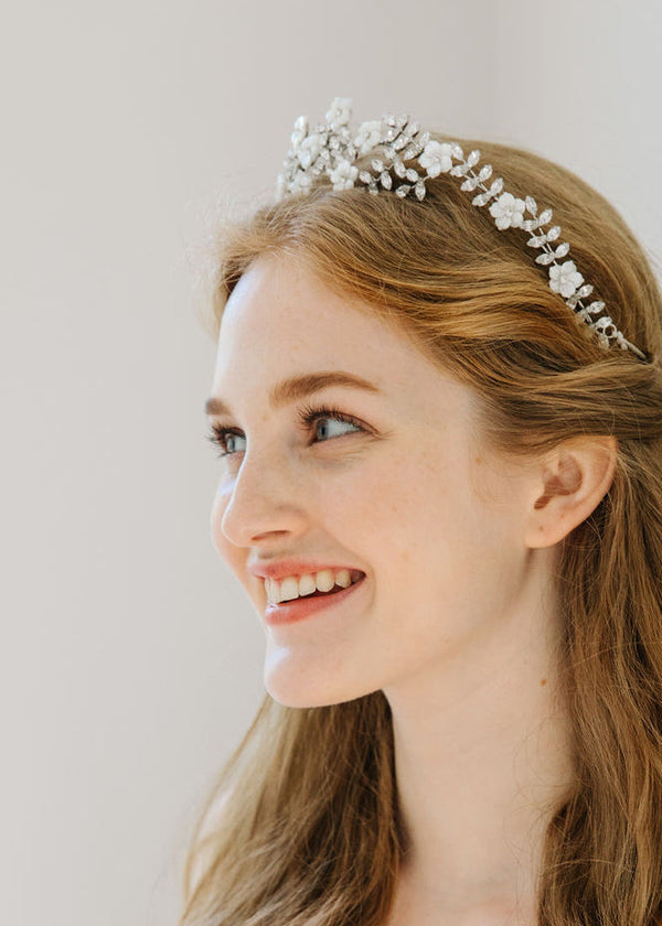 Jennifer Behr Vivienne Tiara Crystal