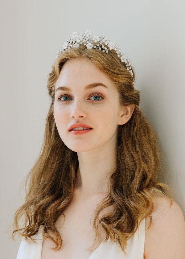 Jennifer Behr Vivienne Tiara Crystal