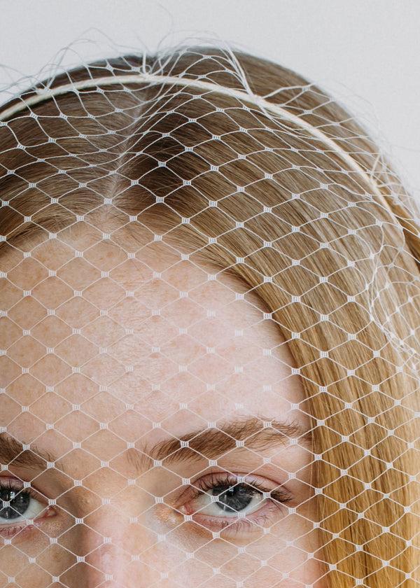 Jennifer Behr Voilette Headband Cream