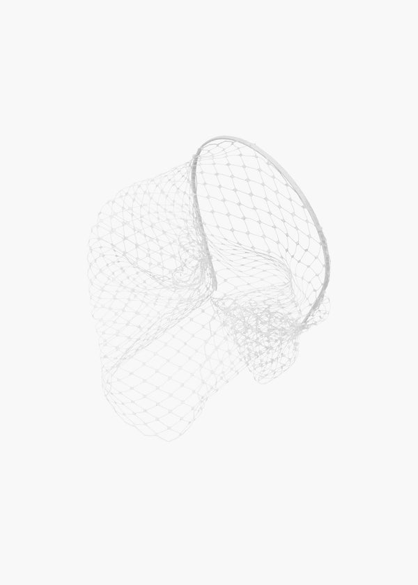 jennifer behr Voilette Headband Cream
