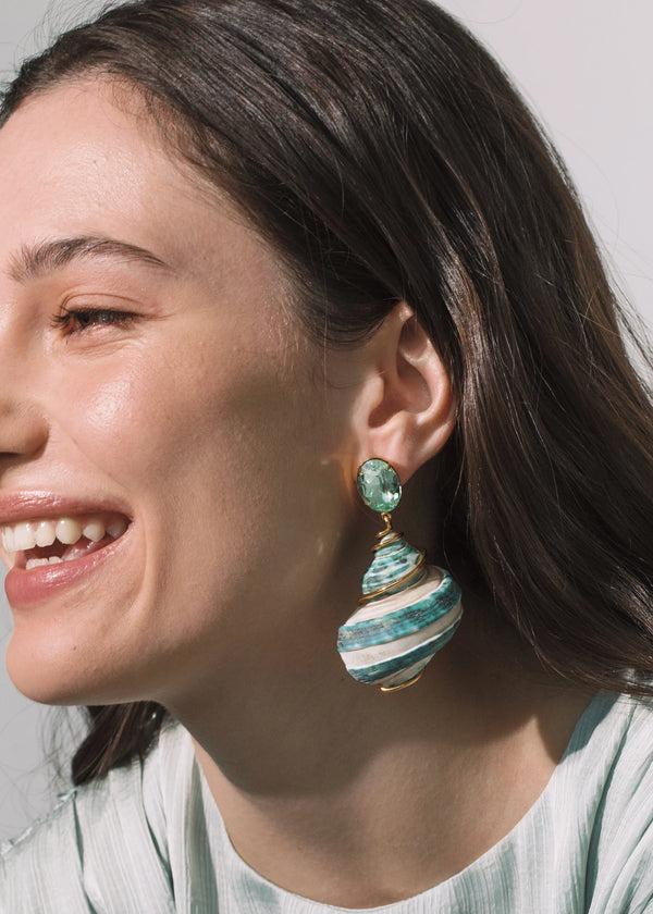 Jennifer Behr Wave Earrings Ocean