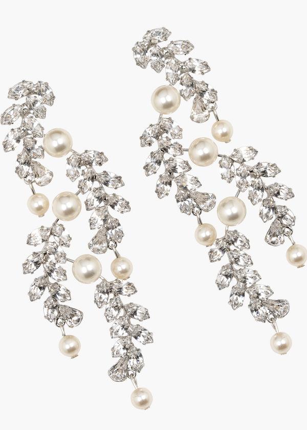 Jennifer Behr Wisteria Earrings Crystal