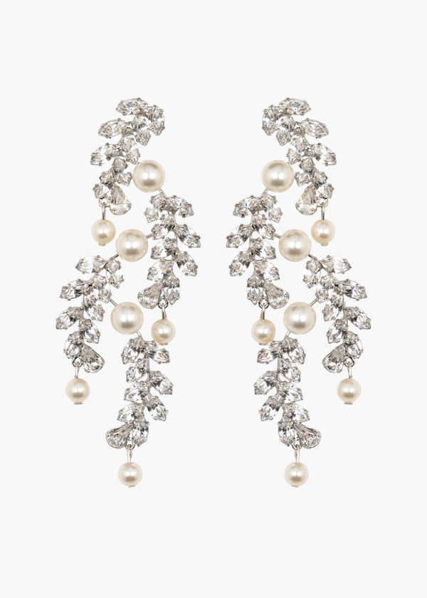 jennifer behr Wisteria Earrings Crystal