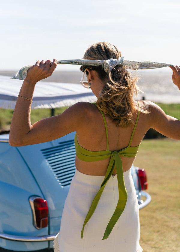 Jennifer Behr Jennifer Behr X Julia Berolzheimer Neptune Scarf Turquoise