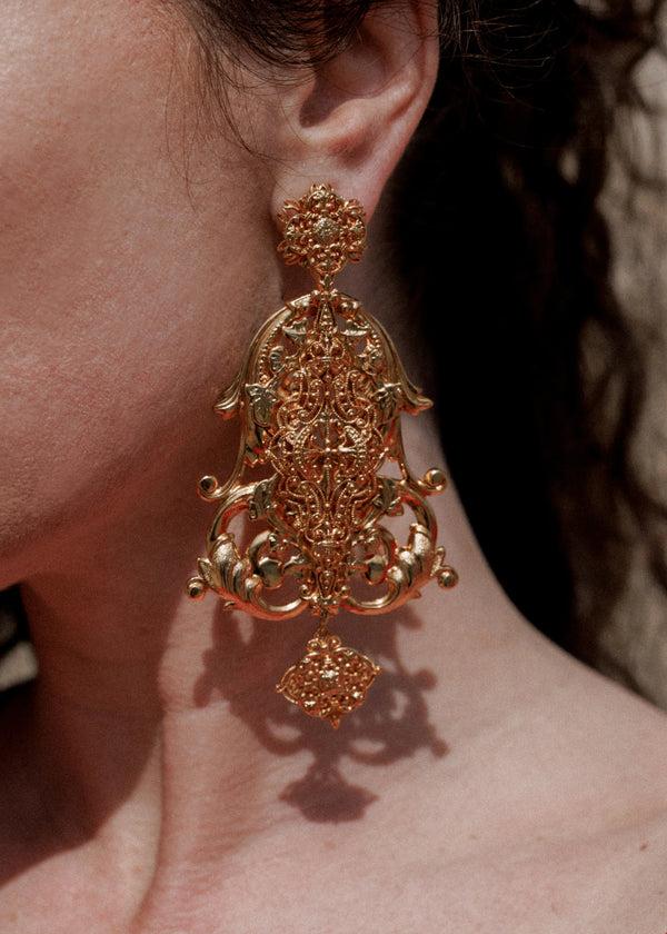 Jennifer Behr Jennifer Behr X Léanne Ansar Aimée Earrings Gold