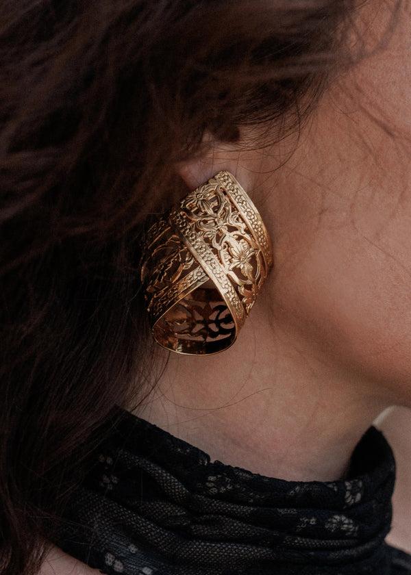 Jennifer Behr Jennifer Behr X Léanne Ansar Jeannine Earrings Gold