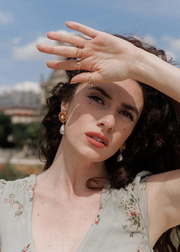 Jennifer Behr Jennifer Behr X Léanne Ansar Ninette Earrings Gold