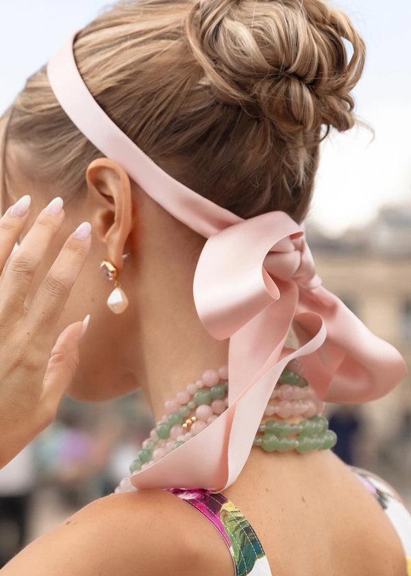 Jennifer Behr Jennifer Behr X Leonie Hanne Audrey Headband Blush