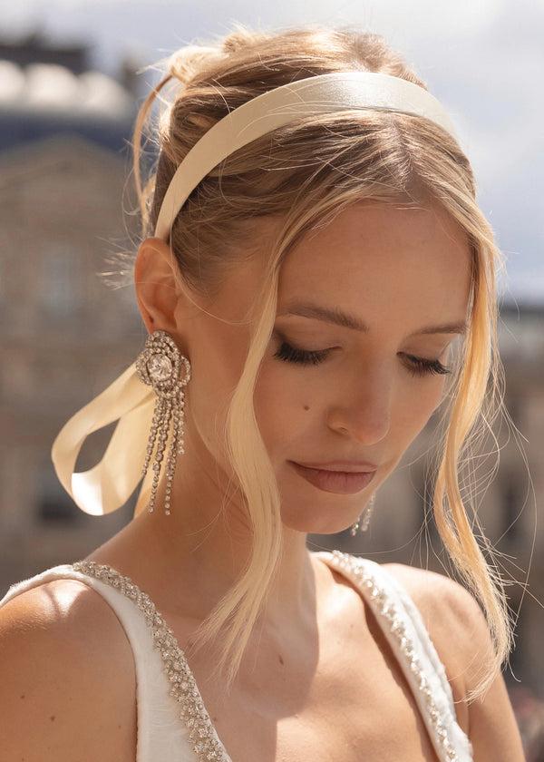 Jennifer Behr Jennifer Behr X Leonie Hanne Audrey Headband Cream