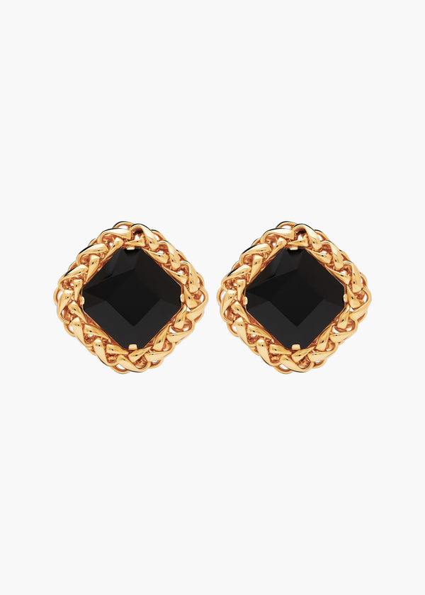 jennifer behr Jennifer Behr x Leonie Hanne Belle Stud Earrings Jet