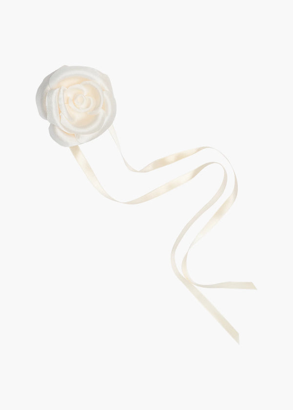 jennifer behr Jennifer Behr x Leonie Hanne Fleur Ribbon Tie Cream