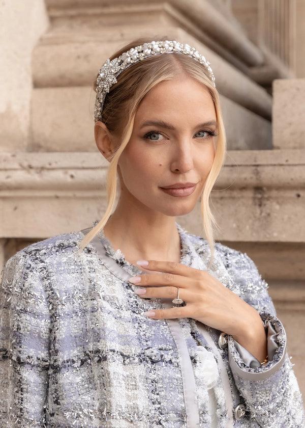 Jennifer Behr Jennifer Behr X Leonie Hanne Grace Headband Crystal Pearl