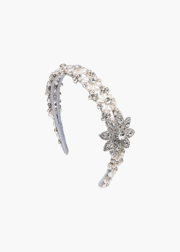 jennifer behr Jennifer Behr x Leonie Hanne Grace Headband Crystal Pearl