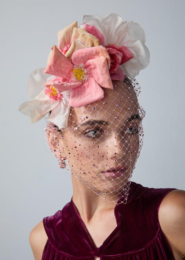 Jennifer Behr Jennifer Behr X New York Vintage Effie Voilette Garden