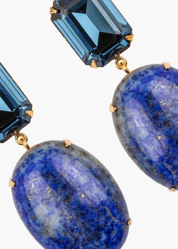 Jennifer Behr Xiomara Earrings Lapis