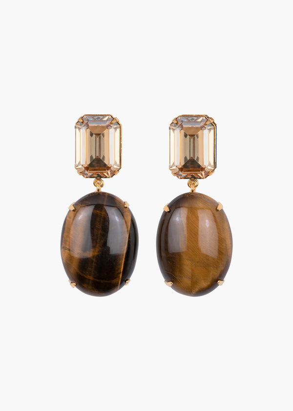 jennifer behr Xiomara Earrings Tigers Eye