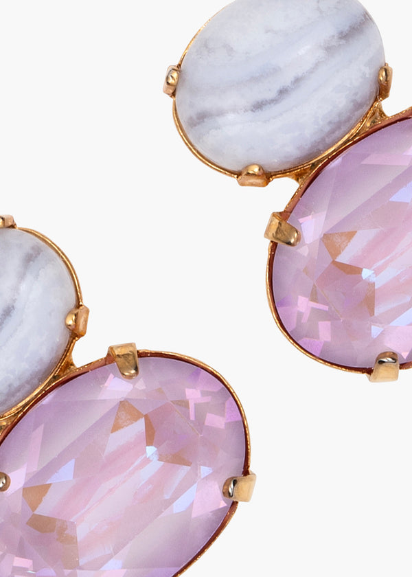 Jennifer Behr Yvette Earrings Agate