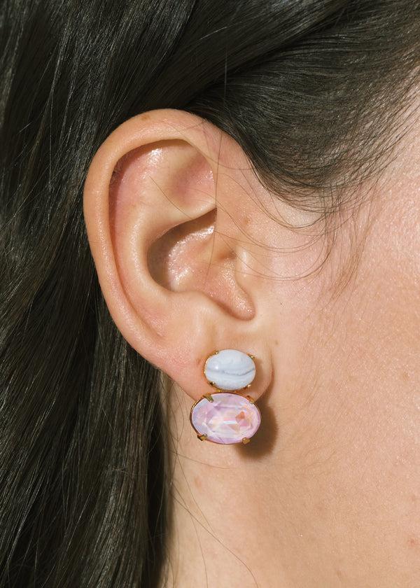 Jennifer Behr Yvette Earrings Agate